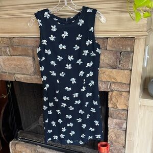 INC International Concepts Black Floral Mini Dress